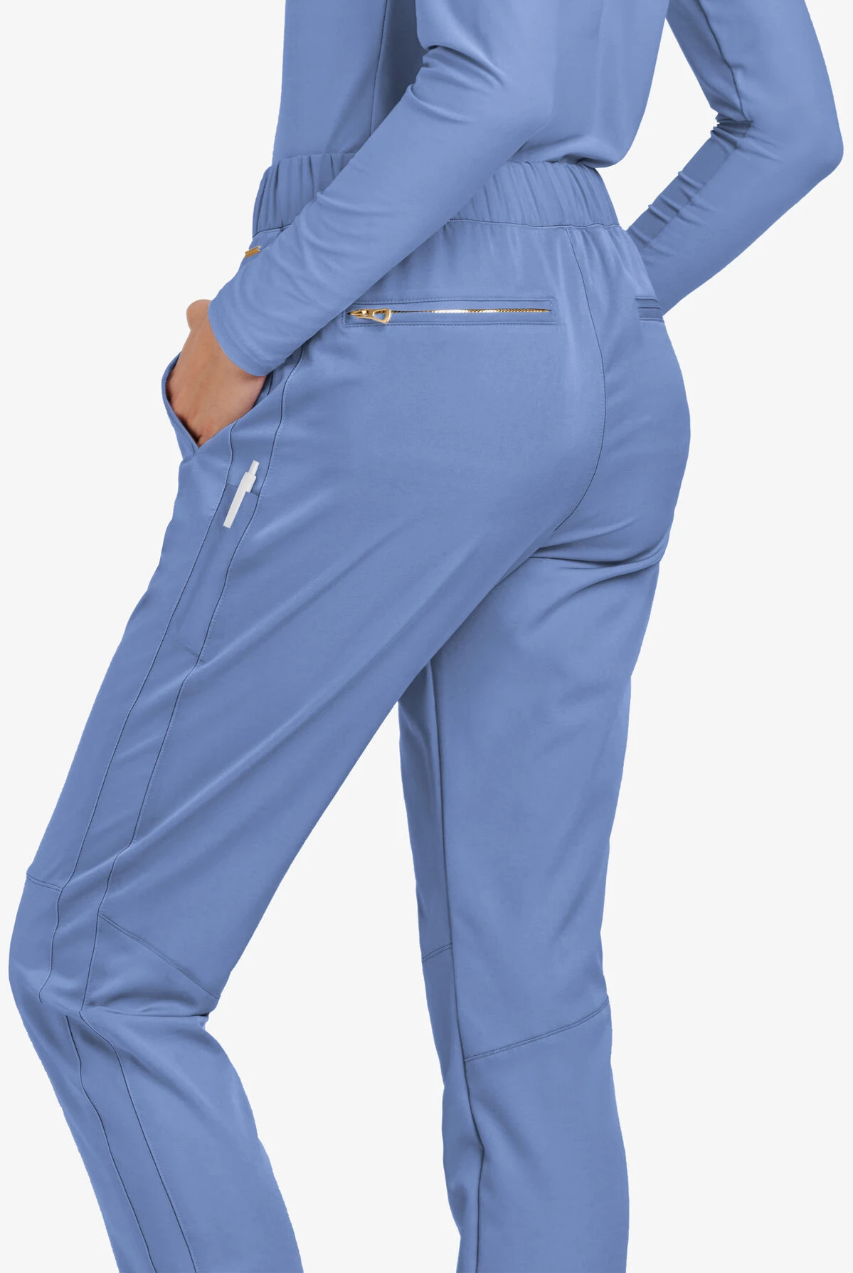 Lauderdale By UA Navona Women's 6-Pocket Jogger STRETCH Scrub Pants - Petite 4 Lauderdale By UA Navona Women's 6-Pocket Jogger STRETCH Scrub Pants - Petite - Image 2