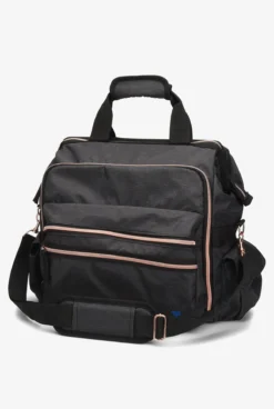 Nurse Mates Charcoal Linen Ultimate Nursing Bag