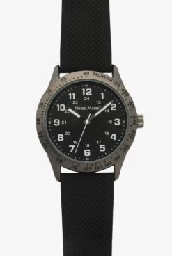 Nurse Mates Men's Water Resistant Tach Wrist Watch