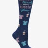 Nurse Mates Coffee, Scrubs, Rubber Gloves Women's 12-14 MmHg Light Compression Socks -Scrubs Wear Store LO0038699 1