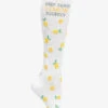 Nurse Mates Lemon Squeezy Women's 12-14 MmHg Light Compression Socks