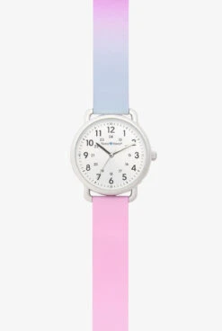 Nurse Mates Berry Blue Ombre Women's Silicone Strap Watch