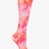 Nurse Mates Tie Dye-Fuchsia Flame Women's 12-14 MmHg Light Compression Socks 2 Nurse Mates Tie Dye-Fuchsia Flame Women's 12-14 MmHg Light Compression Socks -Scrubs Wear Store LO033599 1