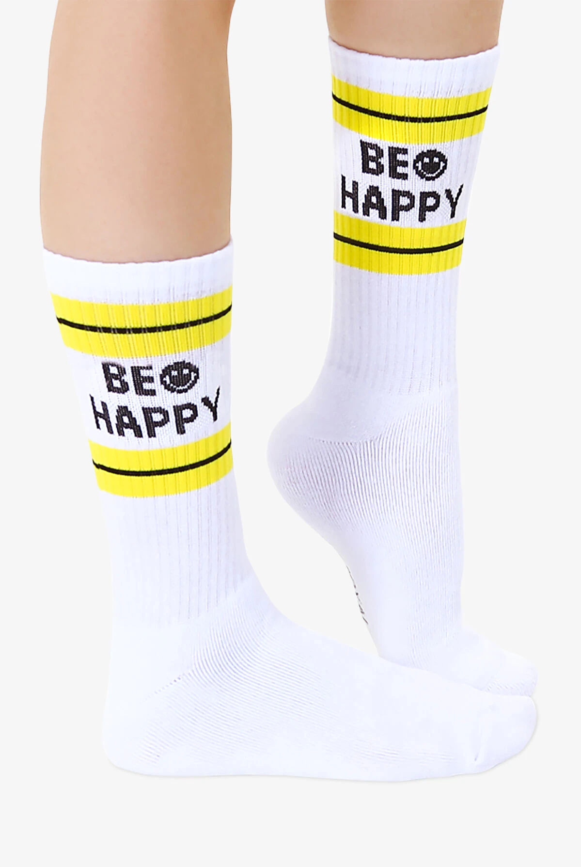 Living Royal Be Happy Unisex Classic Crew Socks 4 Living Royal Be Happy Unisex Classic Crew Socks - Image 2