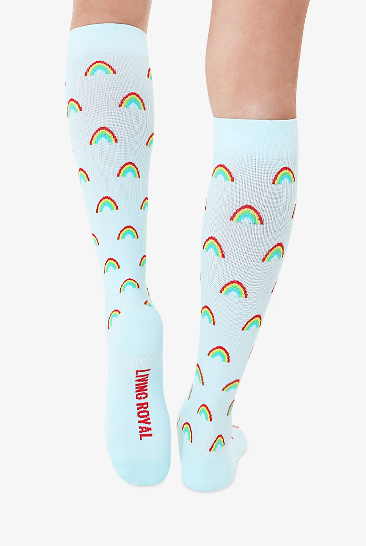 Living Royal Rainbow Women's 15-20 MmHg Moderate Compression Socks 4 Living Royal Rainbow Women's 15-20 MmHg Moderate Compression Socks - Image 2