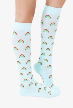 Living Royal Rainbow Women's 15-20 MmHg Moderate Compression Socks 7 Living Royal Rainbow Women's 15-20 MmHg Moderate Compression Socks -Scrubs Wear Store LRRAINBW 101623 3
