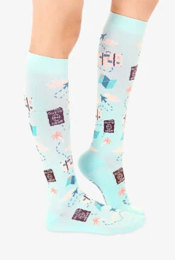 Living Royal Travel Women's 15-20 MmHg Moderate Compression Socks -Scrubs Wear Store LRTRAVEL 101623 3