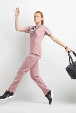 MOVEMENT By Butter-Soft Rigel Women's 9-Pocket Interior Drawstring STRETCH Scrub Pants - Tall -Scrubs Wear Store MBS243 MASHA 4