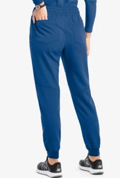 MOVEMENT By Butter-Soft Vega Women's 5-Pocket Flat Front Jogger STRETCH Scrub Pants - Tall -Scrubs Wear Store MBS269 ROYAL 4