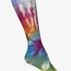 Prestige Tie Dye Rainbow Women's 15-20 MmHg Moderate Compression Socks -Scrubs Wear Store PR387RBW 1