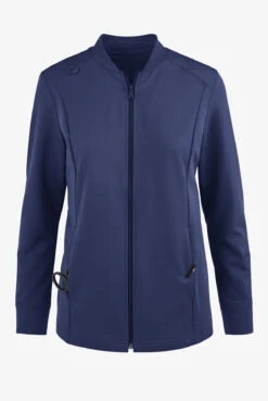 ReSurge Quartz Women’s 6-Pocket Long Sleeve Zip Front Scrub Jacket -Scrubs Wear Store RE521 100523 NAVY 8