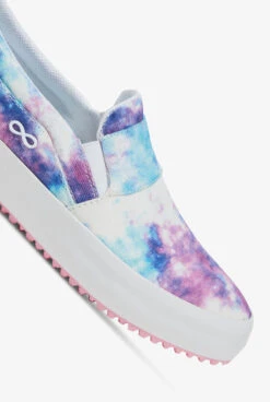 Infinity By Cherokee Women's RushTx Pastel Watercolor Athletic Lace Up Nursing Shoes -Scrubs Wear Store RUSHTXPSCR NAVY 3 HV