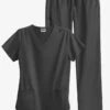 Strictly Scrubs STRETCH Women's 4-Pocket Scrub Set - Petite -Scrubs Wear Store SSS620 PEWTE 1