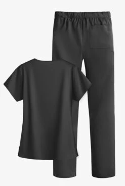 Strictly Scrubs STRETCH Women's 4-Pocket Scrub Set - Petite -Scrubs Wear Store SSS620 PEWTE 4