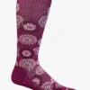 Sockwell Block Print Raspberry Women's 15-20mmHg Moderate Compression Socks -Scrubs Wear Store SW157W530 RASPB 1 S