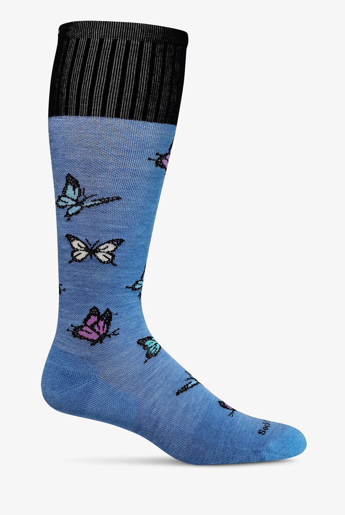 Sockwell Flutter Cornflower Women's 20-30 MmHg Firm Compression Socks 3 Sockwell Flutter Cornflower Women's 20-30 MmHg Firm Compression Socks