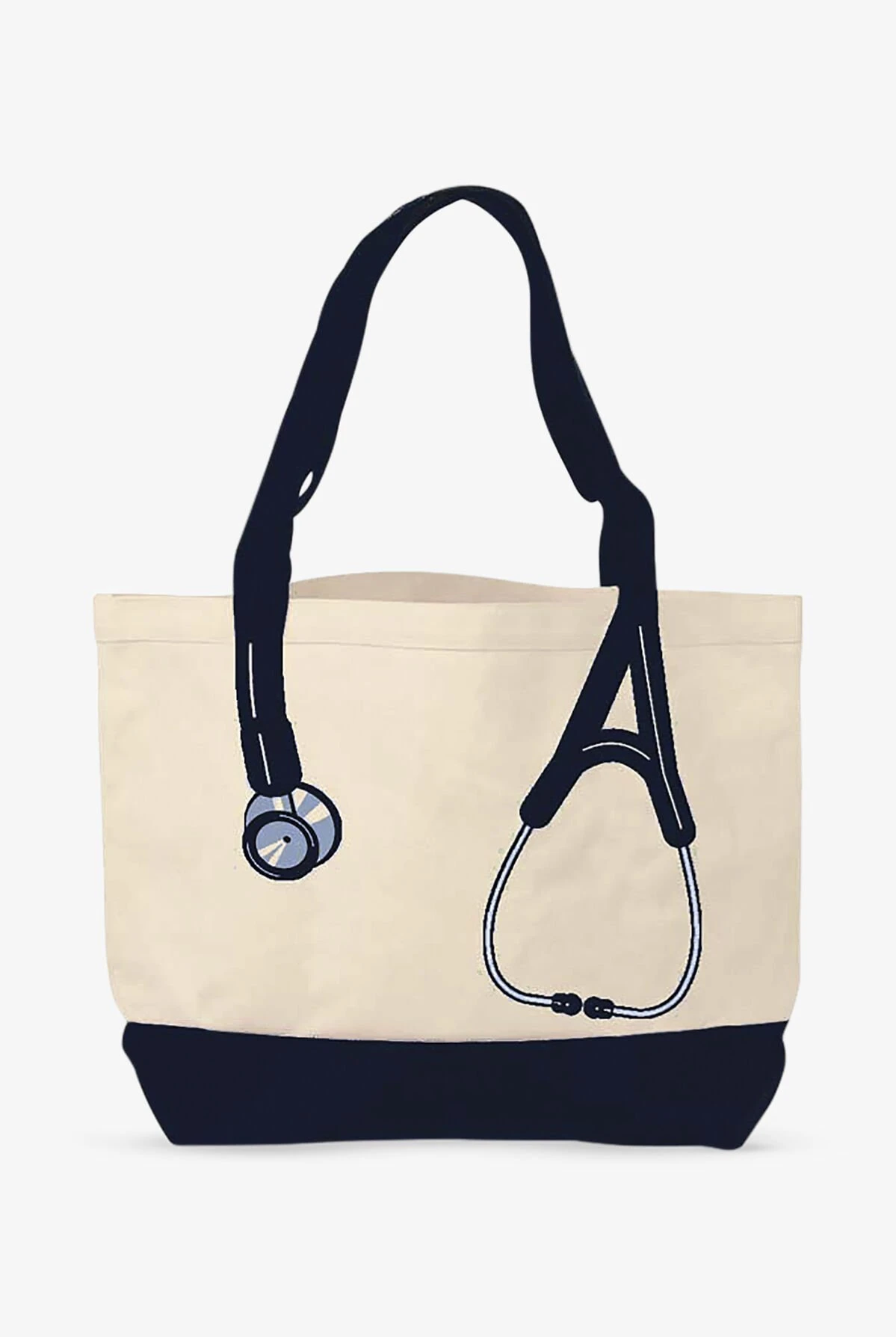Think Medical Fashion Black Stethoscope Utility Tote 3 Think Medical Fashion Black Stethoscope Utility Tote