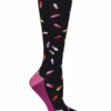 Think Medical Pretty Pills Women's 10-14 MmHg Wide Light Compression Socks 1 Think Medical Pretty Pills Women's 10-14 MmHg Wide Light Compression Socks -Scrubs Wear Store TH94794 1