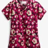 Tasha & Me Midflor Women's 2-Pocket V-Neck Print Scrub Top -Scrubs Wear Store TM980MID 1