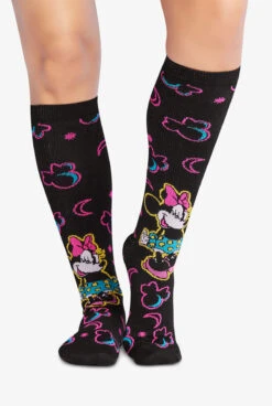 Cherokee Tooniforms Bright Future Women's 10-15 MmHg Light Compression Socks