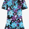 UA Butter-Soft STRETCH Fantasy Flora Black Printed Women's 1-Pocket V-Neck Tuck-In Scrub Top 1 UA Butter-Soft STRETCH Fantasy Flora Black Printed Women's 1-Pocket V-Neck Tuck-In Scrub Top -Scrubs Wear Store TS452FFBK 100323 1