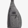 Vera Bradley ReActive Gray Heather Mini Sling Backpack 1 Vera Bradley ReActive Gray Heather Mini Sling Backpack -Scrubs Wear Store V26673GH 1
