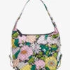 Vera Bradley Recycled Cotton Bloom Boom Women's Convertible Backpack Shoulder Bag 2 Vera Bradley Recycled Cotton Bloom Boom Women's Convertible Backpack Shoulder Bag -Scrubs Wear Store V29524BB 1