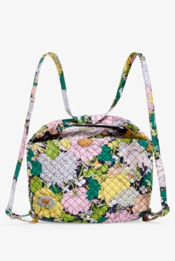 Vera Bradley Recycled Cotton Bloom Boom Women's Convertible Backpack Shoulder Bag -Scrubs Wear Store V29524BB 4