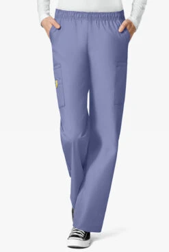 WonderWink ORIGINS Quebec Women's 8-Pocket Boot Cut Scrub Pants - Tall -Scrubs Wear Store W5016 CEIL 4