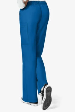 WonderWink ORIGINS Quebec Women's 8-Pocket Boot Cut Scrub Pants -Scrubs Wear Store W5016 ROYAL 2 HV