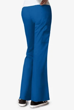 WonderWink ORIGINS Romeo Women's 6-Pocket Elastic Band Scrub Pants - Tall -Scrubs Wear Store W5026 ROYAL 4