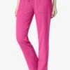 WonderWink Aero Women's 4-Pocket STRETCH Flex Utility Drawstring Cargo Scrub Pants -Scrubs Wear Store W5129 FUCHS 1
