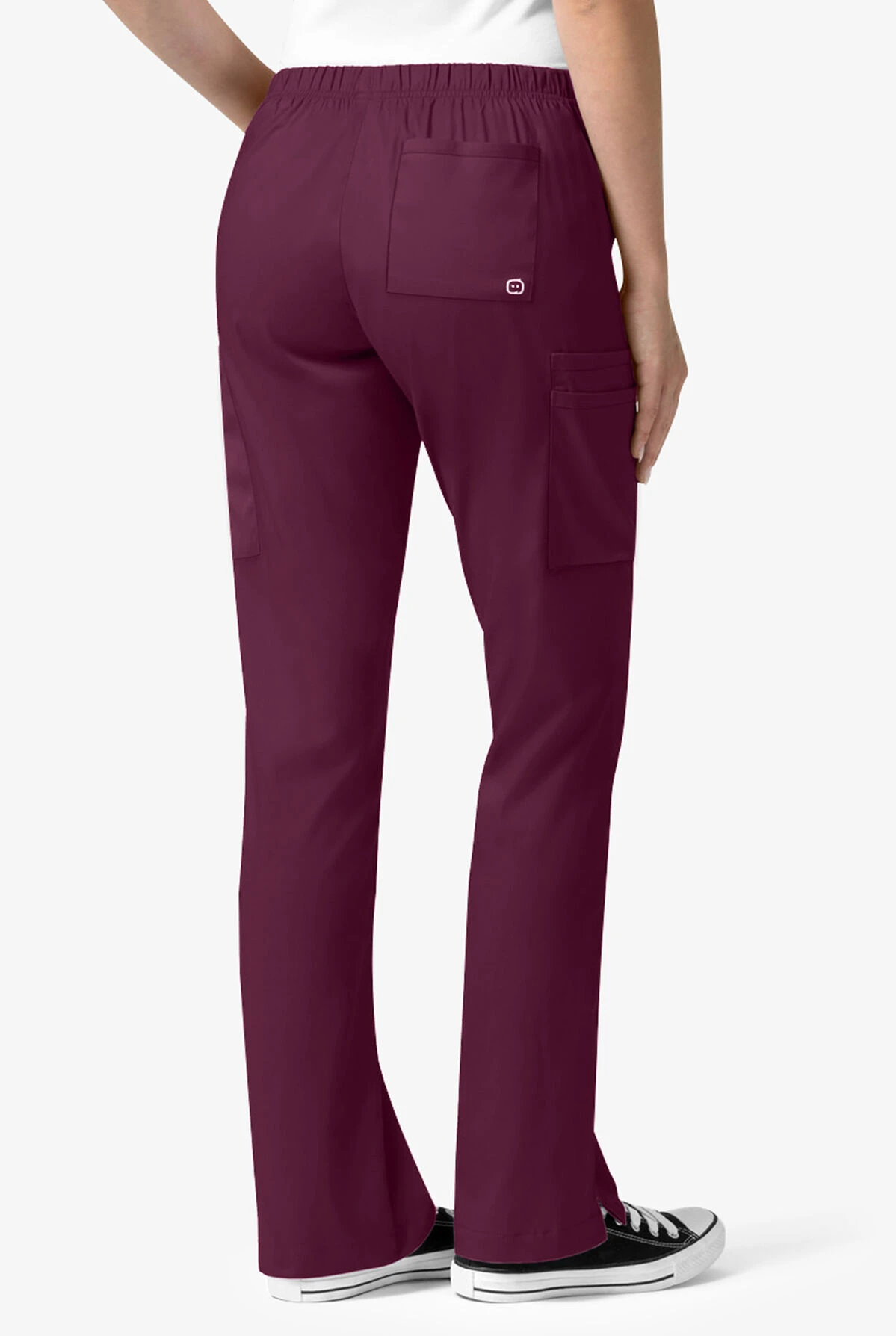 WonderWink PRO Women's 6-Pocket STRETCH Drawstring Cargo Scrub Pants - Petite 4 WonderWink PRO Women's 6-Pocket STRETCH Drawstring Cargo Scrub Pants - Petite - Image 2