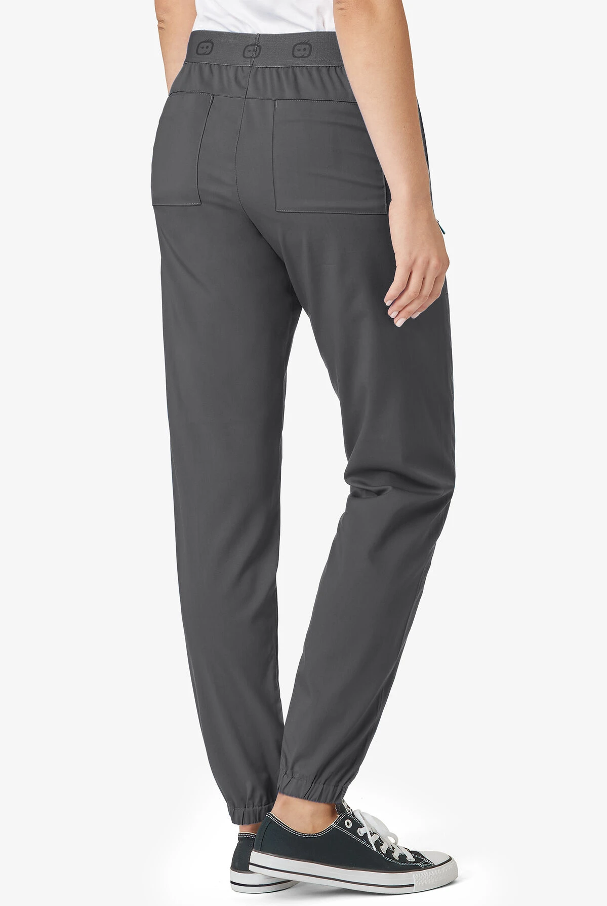 WonderWink PRO Women's 8-Pocket STRETCH Elastic Waist Cargo Jogger Scrub Pants 5 WonderWink PRO Women's 8-Pocket STRETCH Elastic Waist Cargo Jogger Scrub Pants - Image 3