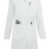 White Swan Meta Women's 37" 6-Pocket Lab Coat -Scrubs Wear Store WM1964 WHITE 1