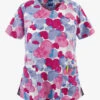 Zoe + Chloe Sentimental Hues V-Neck Print Scrub Top -Scrubs Wear Store ZC123SHE 1